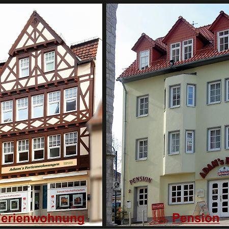 Adams Pension und Ferienwohnungen Mühlhausen Exterior foto