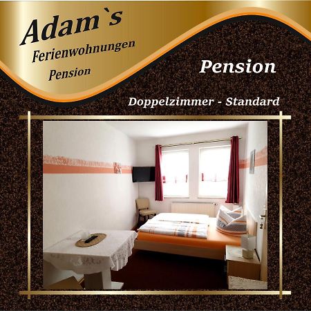 Adams Pension und Ferienwohnungen Mühlhausen Exterior foto