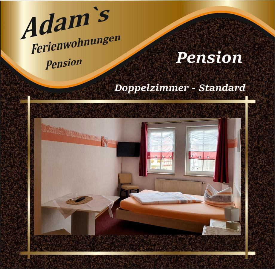 Adams Pension und Ferienwohnungen Mühlhausen Exterior foto