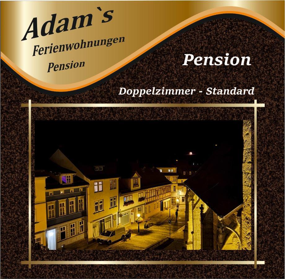 Adams Pension und Ferienwohnungen Mühlhausen Exterior foto