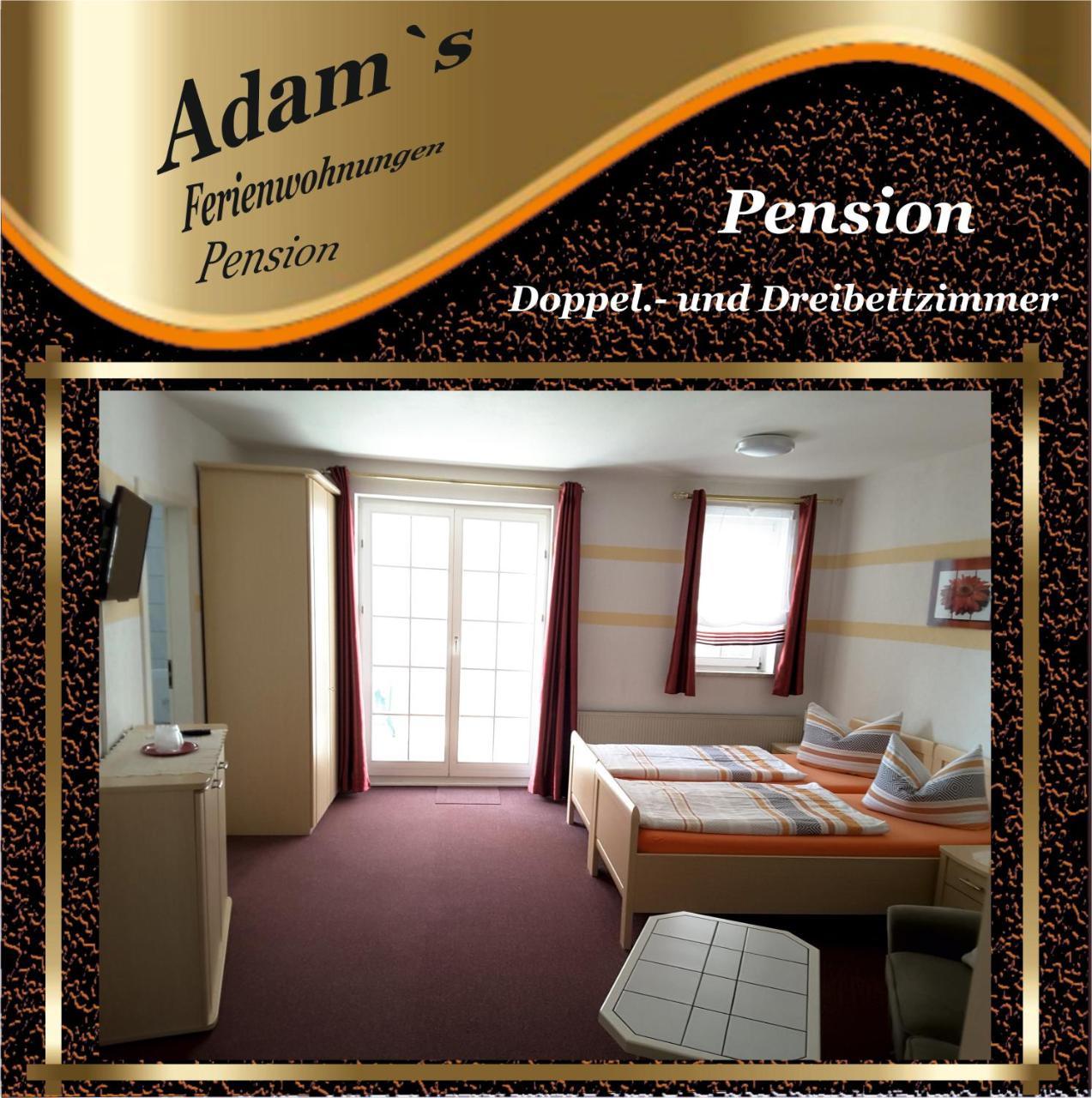 Adams Pension und Ferienwohnungen Mühlhausen Exterior foto