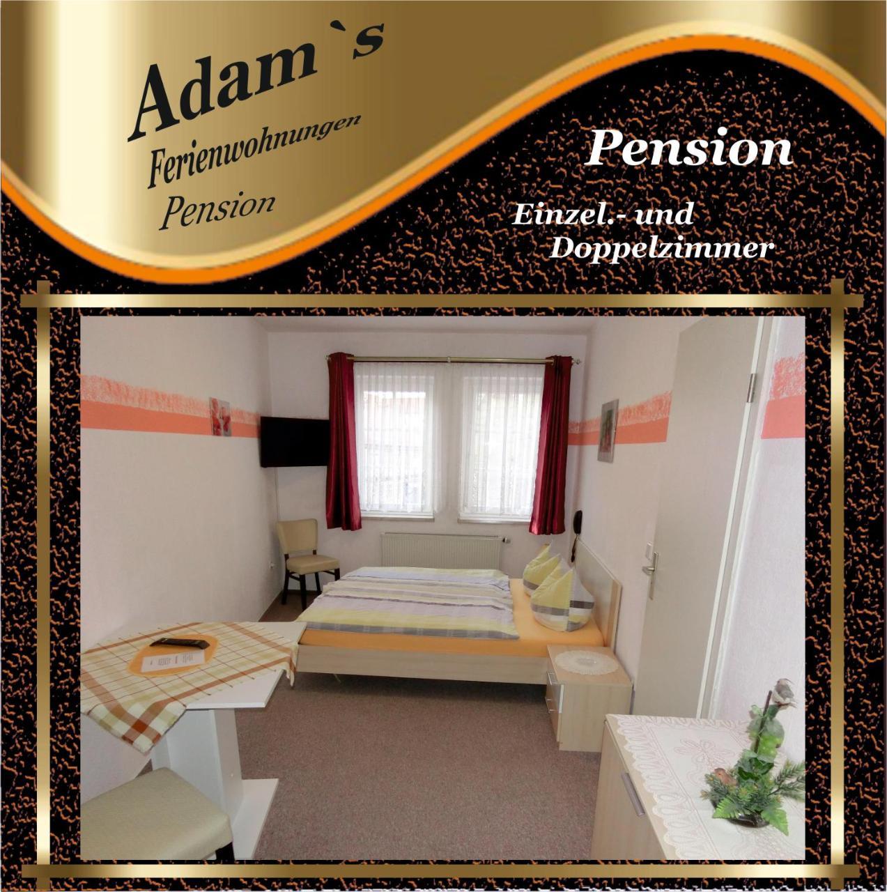 Adams Pension und Ferienwohnungen Mühlhausen Exterior foto