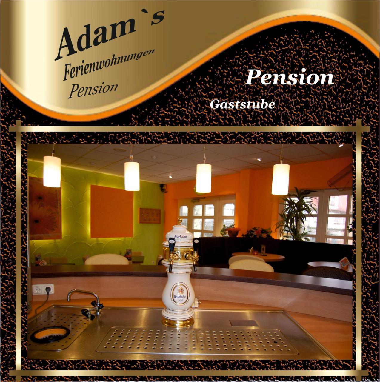 Adams Pension und Ferienwohnungen Mühlhausen Exterior foto
