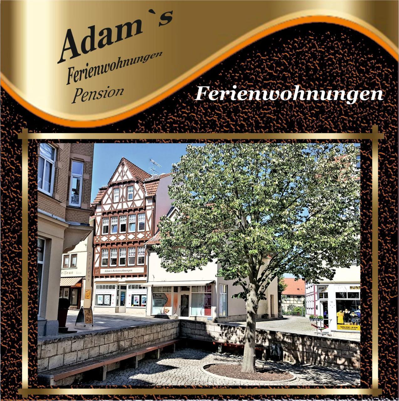Adams Pension und Ferienwohnungen Mühlhausen Exterior foto
