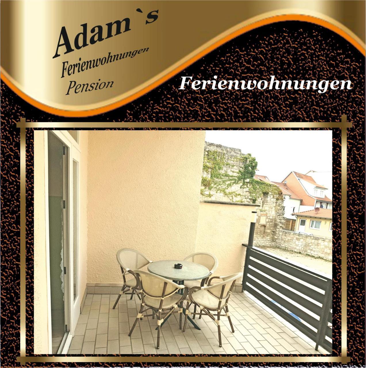 Adams Pension und Ferienwohnungen Mühlhausen Exterior foto