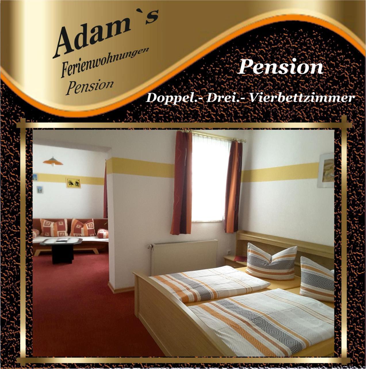 Adams Pension und Ferienwohnungen Mühlhausen Exterior foto
