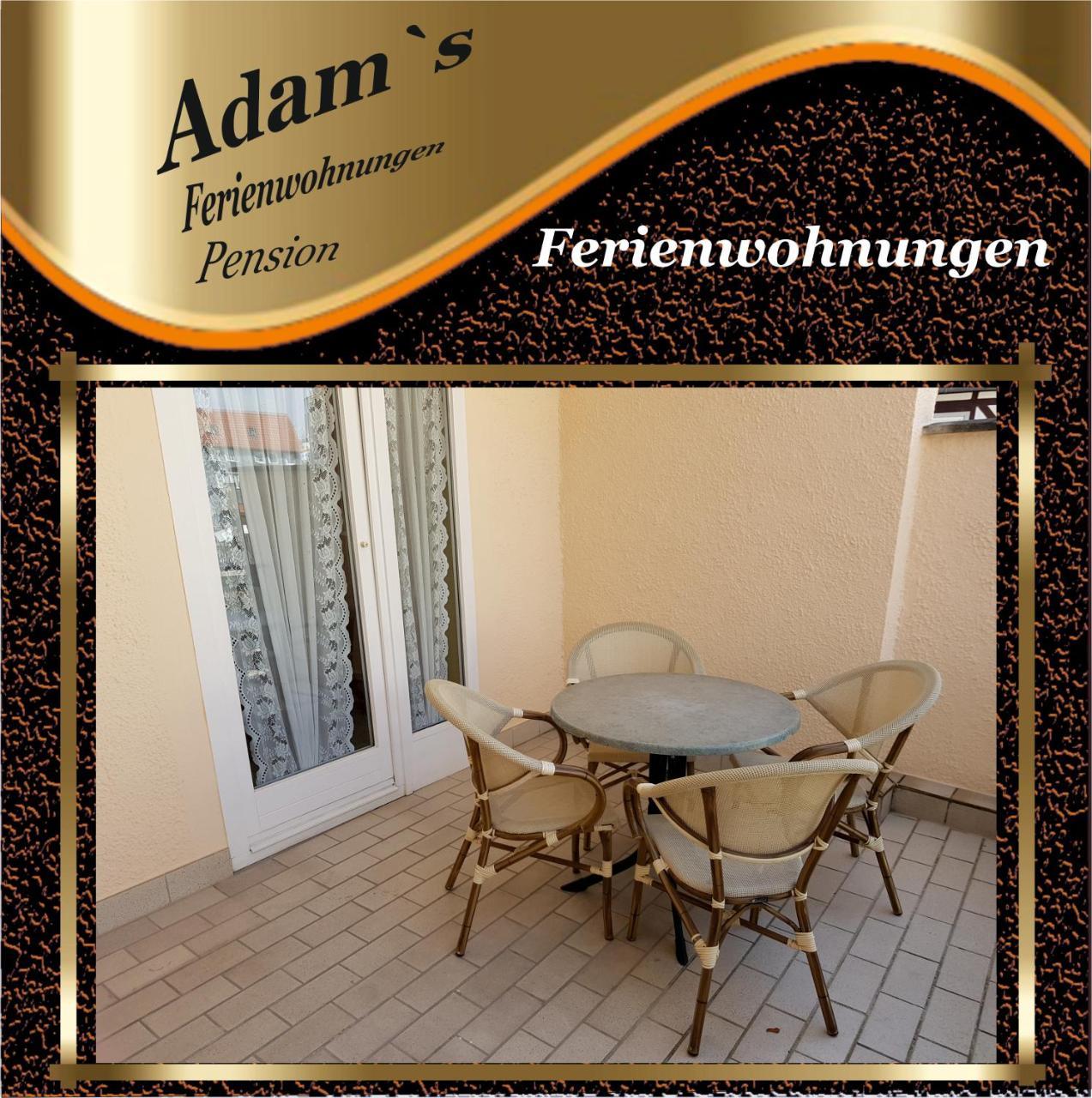 Adams Pension und Ferienwohnungen Mühlhausen Exterior foto